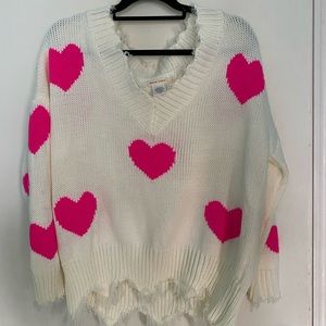 Heart sweater